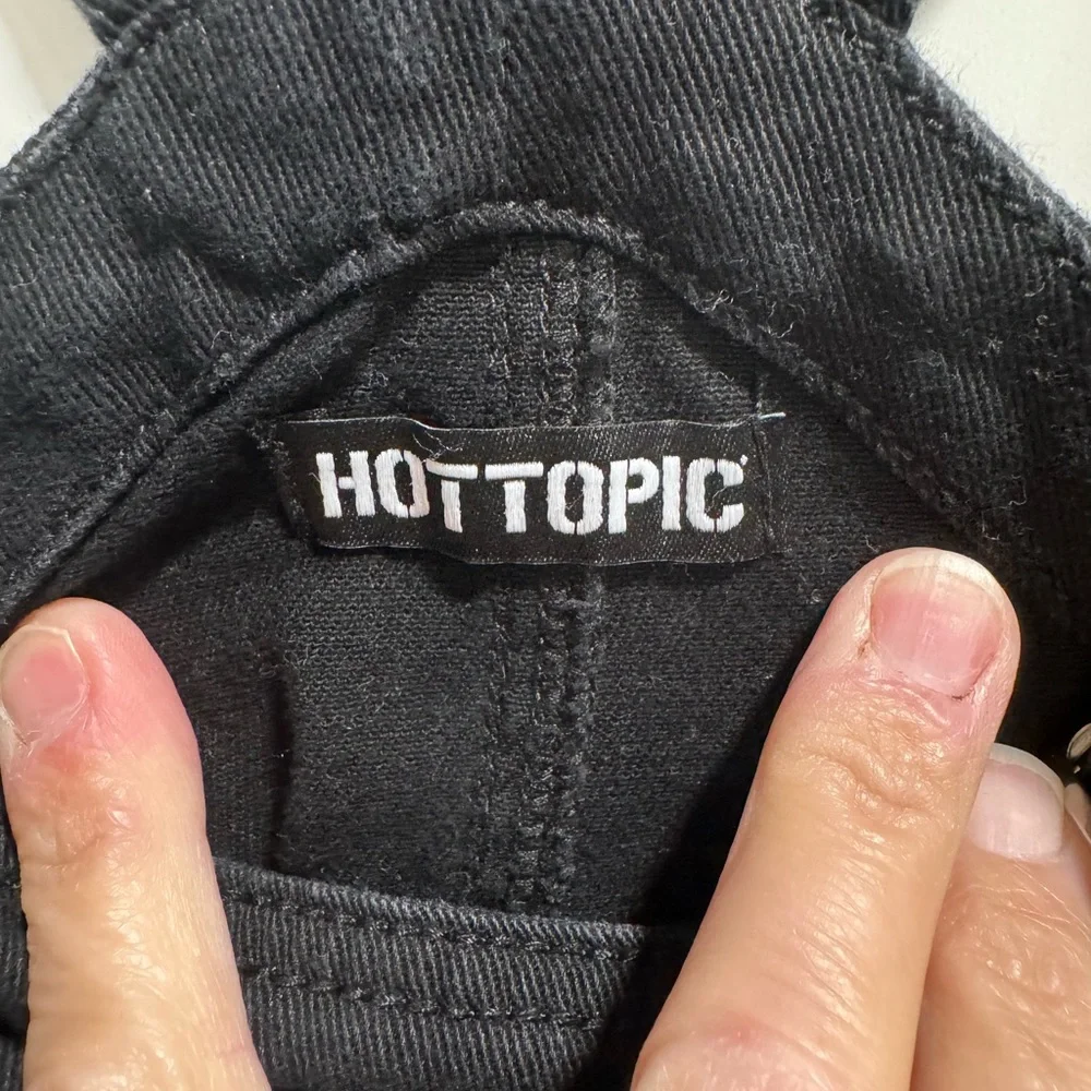 Hot Topic‎ Black Utility Skirtall, size Small